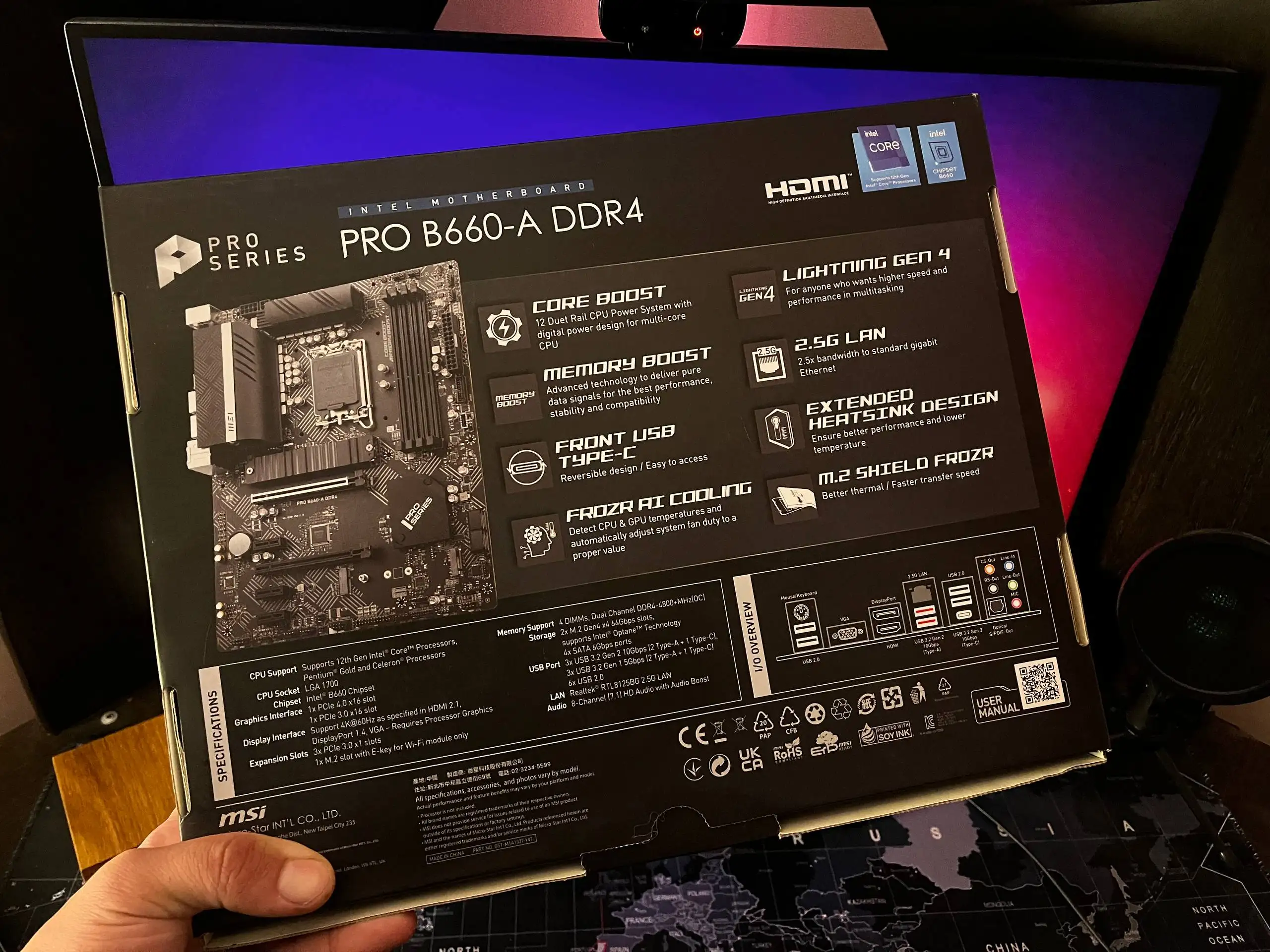 Материнская плата MSI PRO B660-A DDR4 LGA1700 неисправна - Электроника в Ставрополь