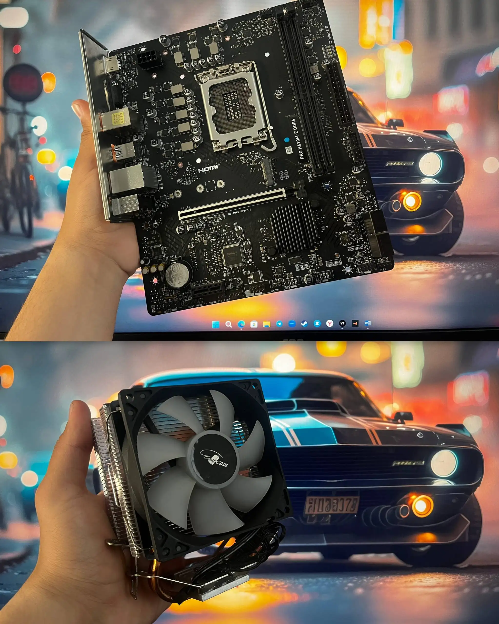 MSI PRO H610M-E DDR4 Материнская плата б/у - Комплектующие (Электроника) в Ставрополь