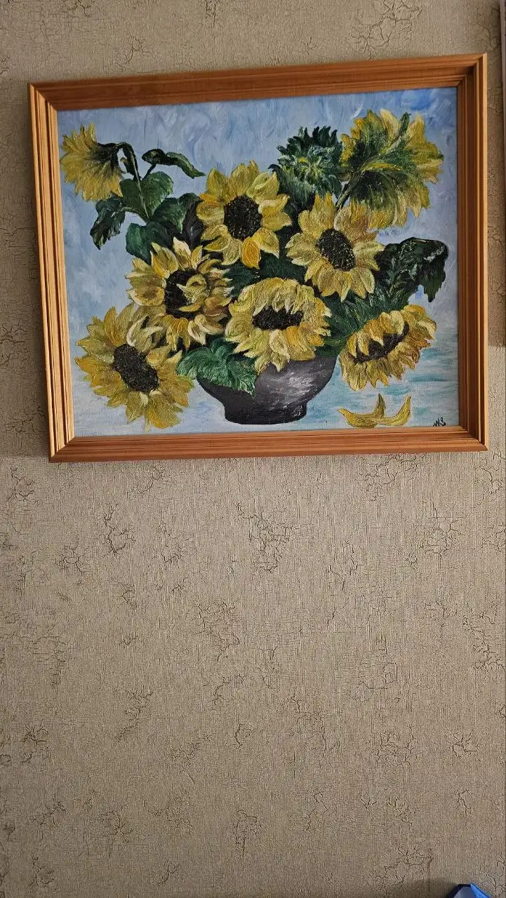 Картина с рамкой Подсолнухи, 65x55 см - Картины и постеры (Хобби и отдых) в Ставрополь