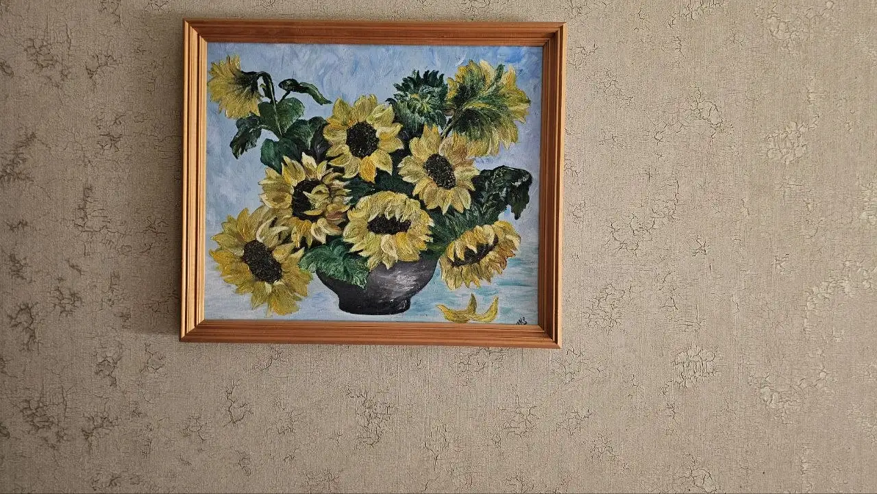 Картина с рамкой Подсолнухи, 65x55 см - Картины и постеры (Хобби и отдых) в Ставрополь