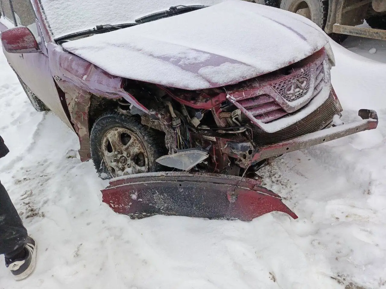 Чери Тигго Фл 2014 1.6 механика после ДТП - Легковые автомобили (Авто) в Казань