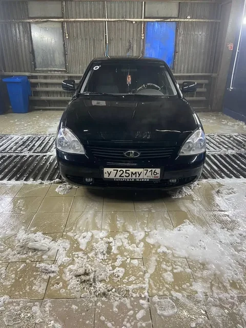 Lada Priora 2011 черная - Колёса и шины в Казань