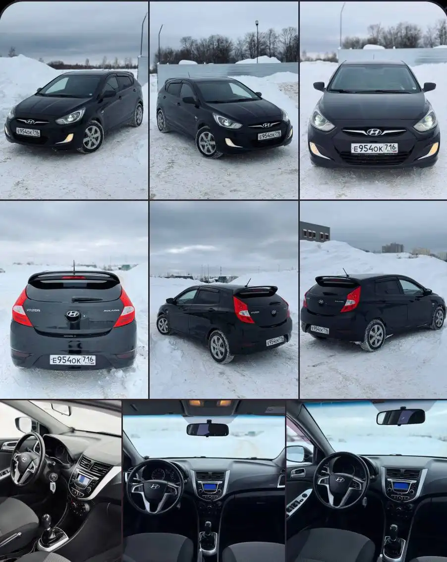 Hyundai Solaris 2012 года выпуска, 1.6 МКП, 123 л.с. - Легковые автомобили (Авто) в Казань