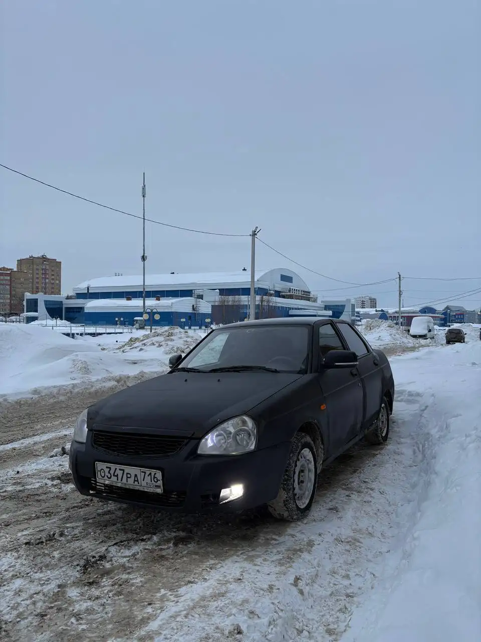 Продам Лада Приора 2009 года черный седан - Легковые автомобили (Авто) в Казань