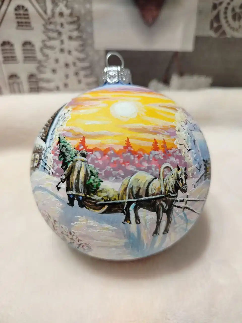 Круговая роспись по стеклу