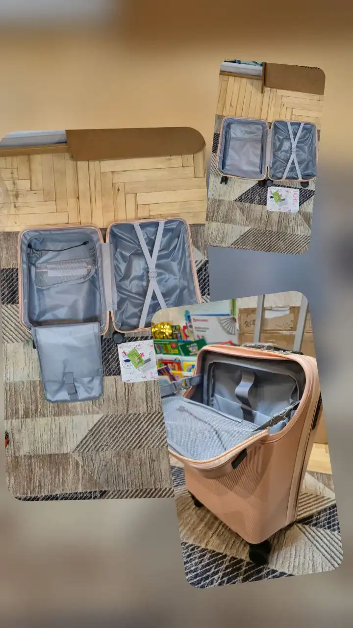 Чемодан новый с повреждениями