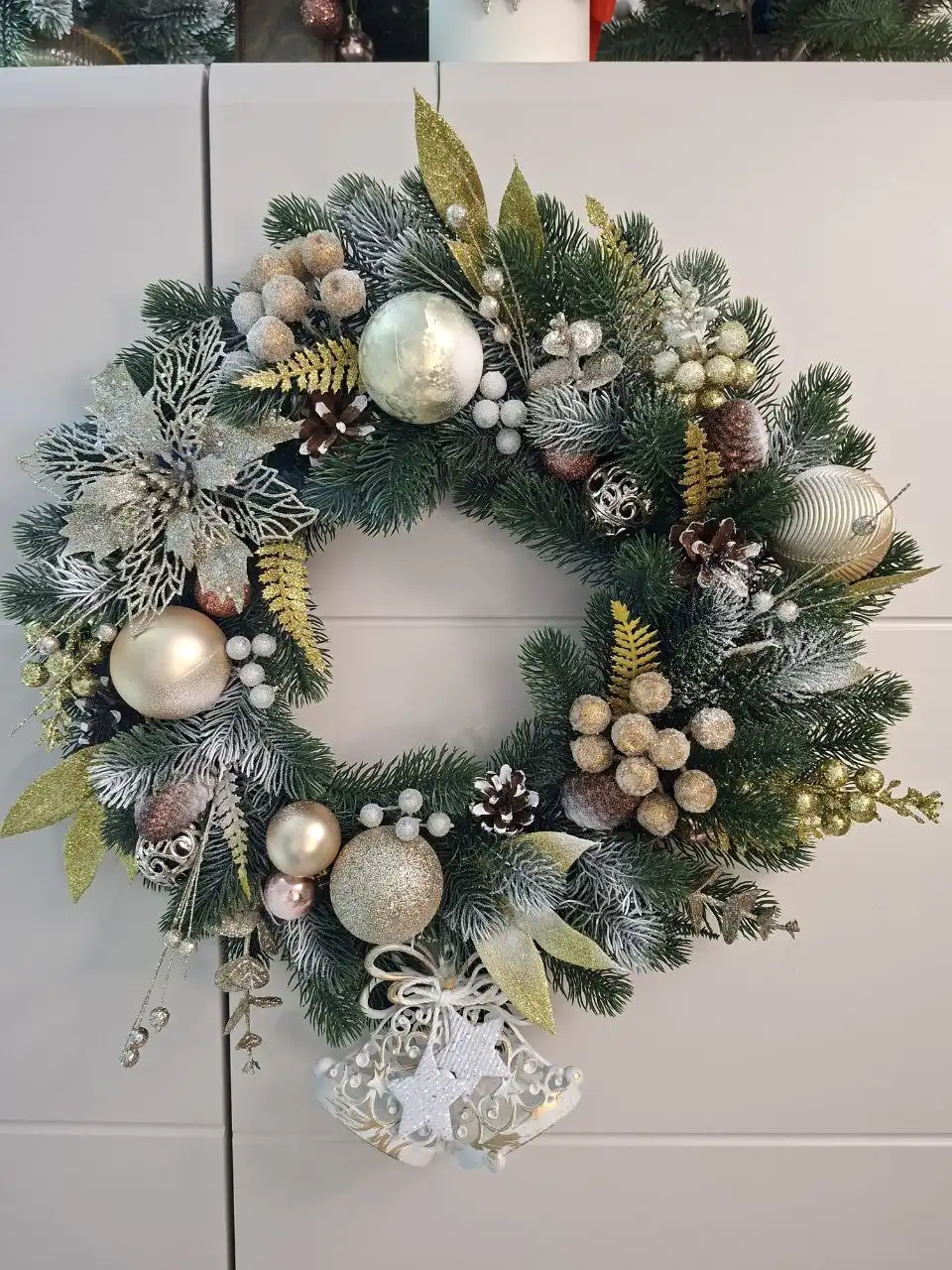 Новогодние рождественские венки ручной работы