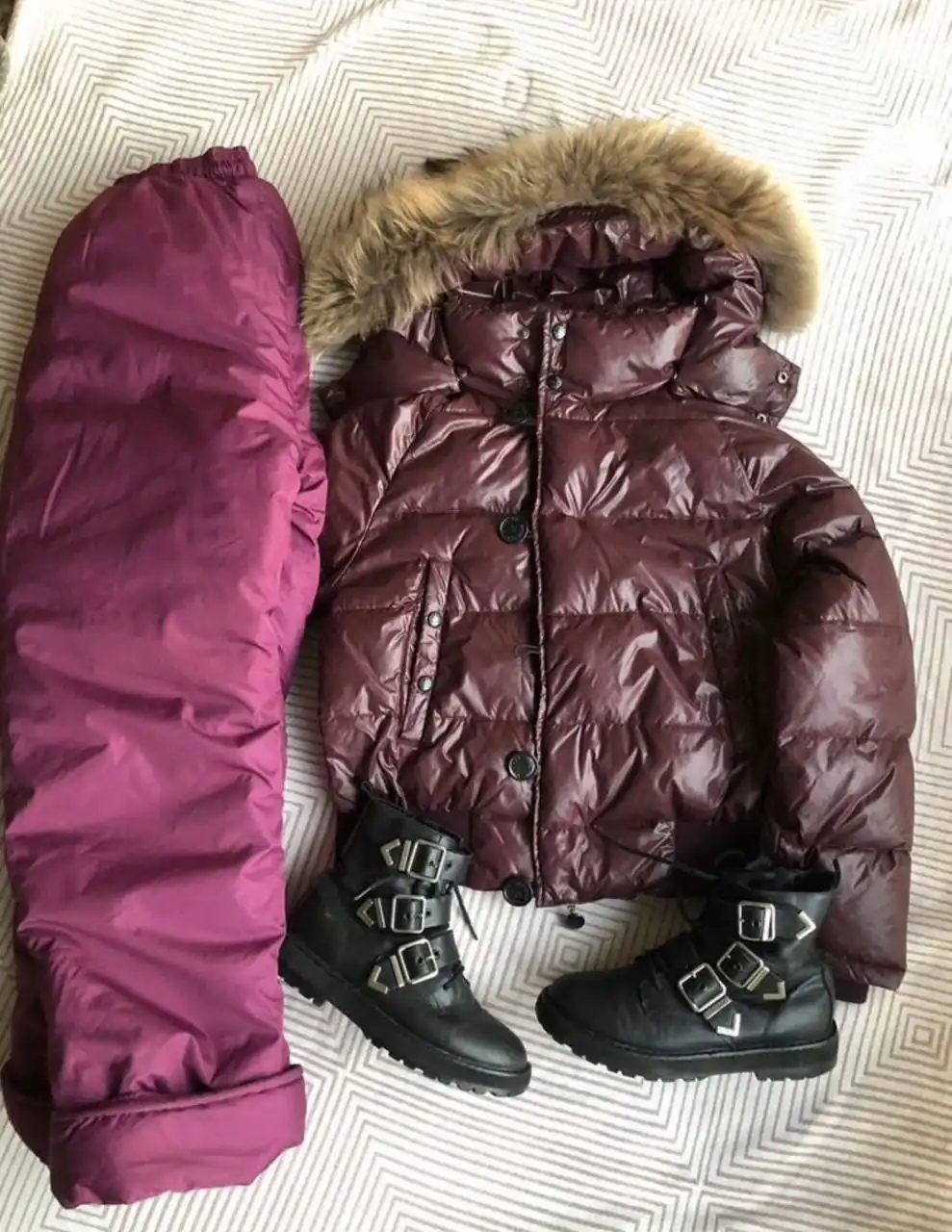 Детский зимний костюм с сапожками