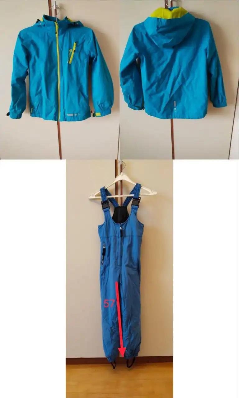 Детская одежда: куртка и штаны-комбинезон