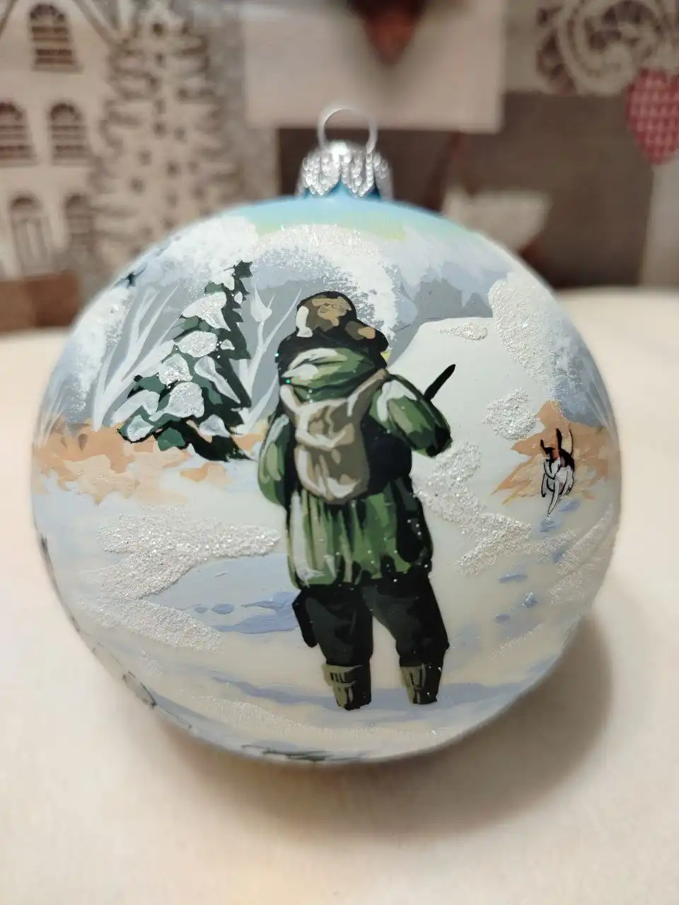 Коллекционные стеклянные изделия с круговой росписью