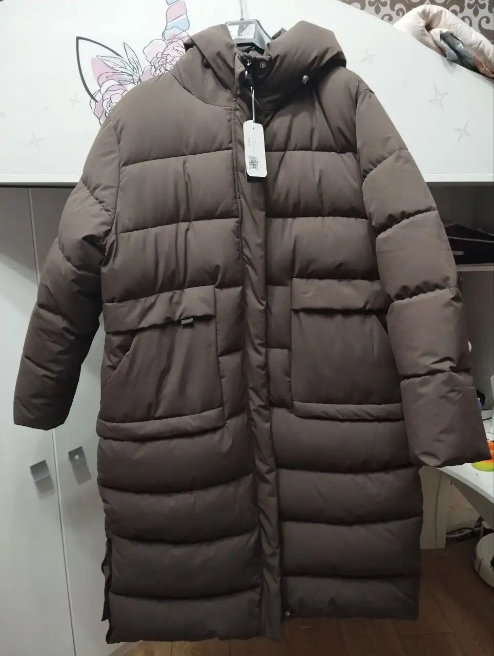Новый зимний пуховик размер 60