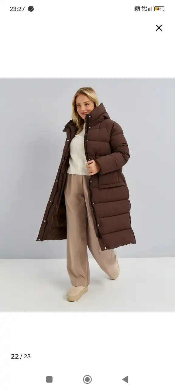 Новый зимний пуховик размер 60