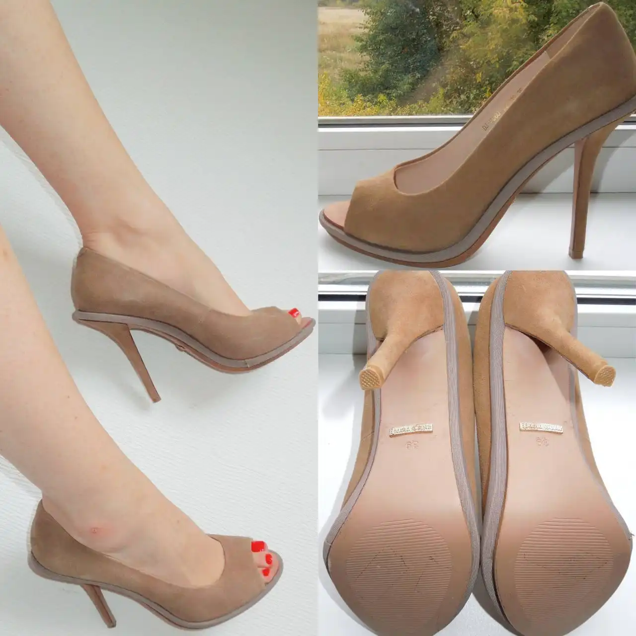 Новые бежевые туфли Paolo Conte