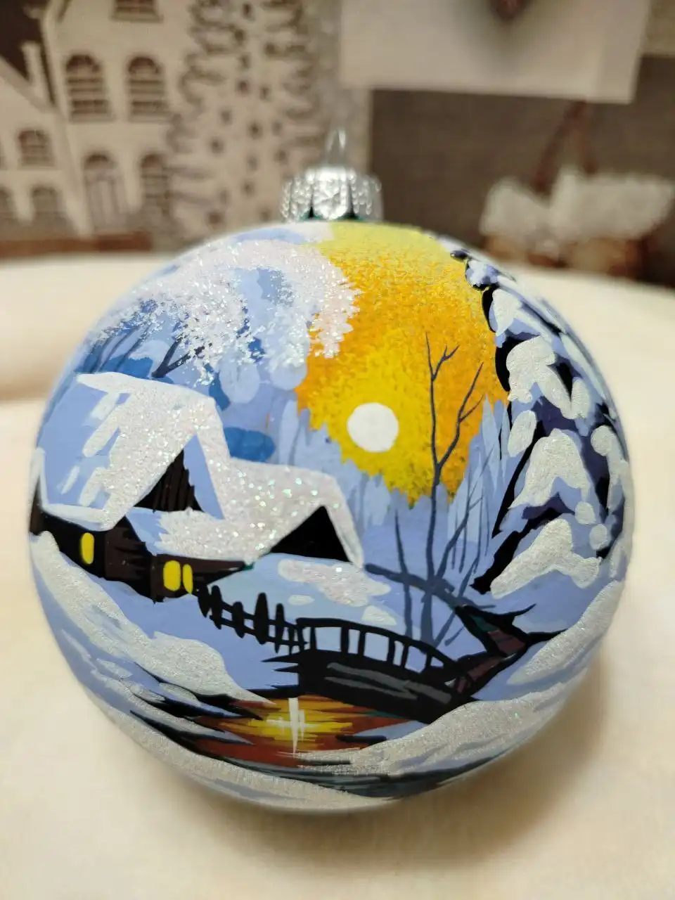 Роспись стеклянных изделий ручной работы