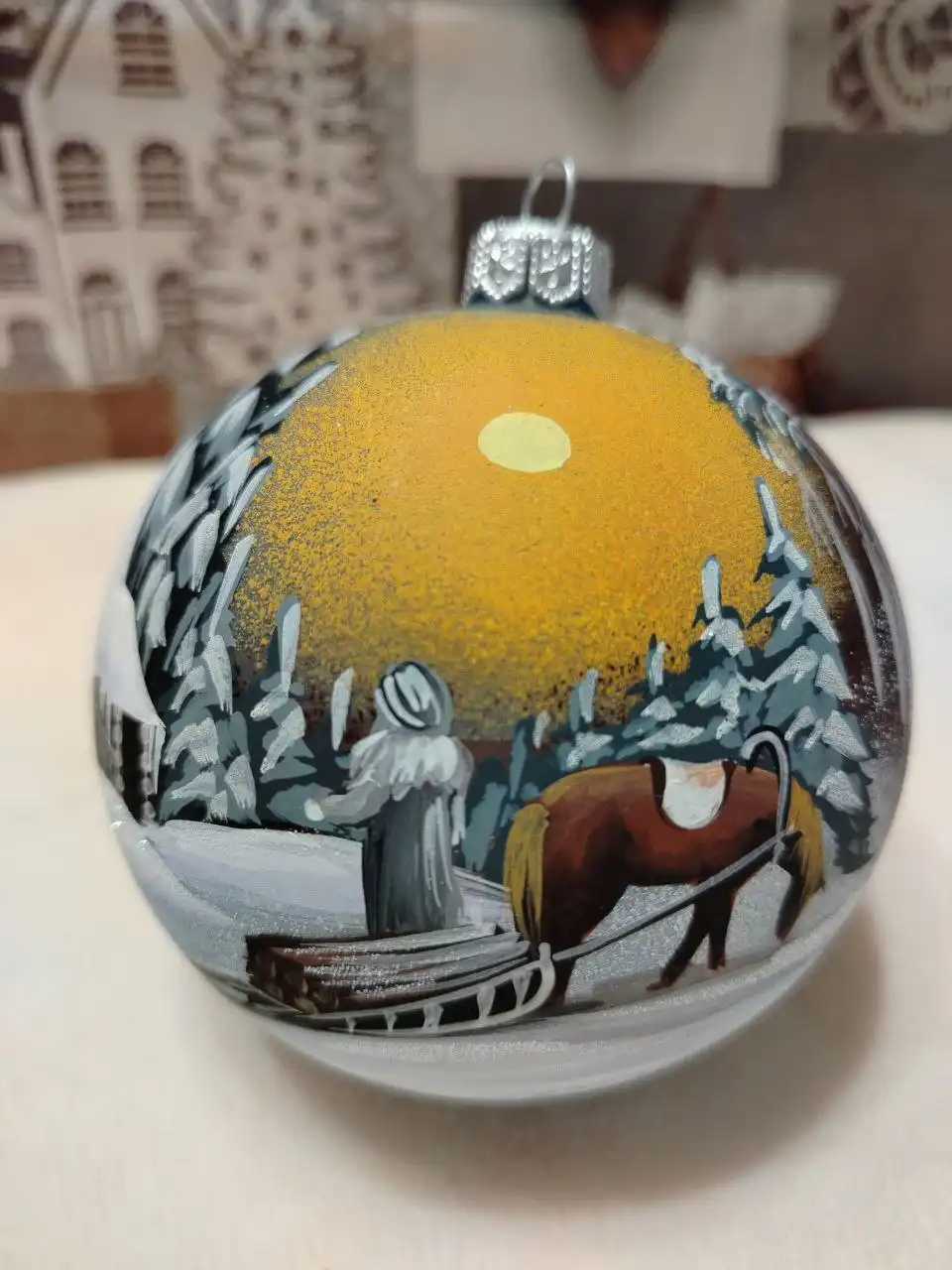 Роспись стеклянных изделий ручной работы