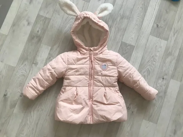 Продам детскую зимнюю куртку с ушками 86 размер - частное объявление в Балашиха