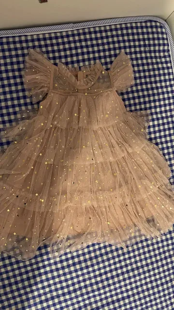 Продам платье с блестящими звездочками размер 110 - частное объявление в Балашиха