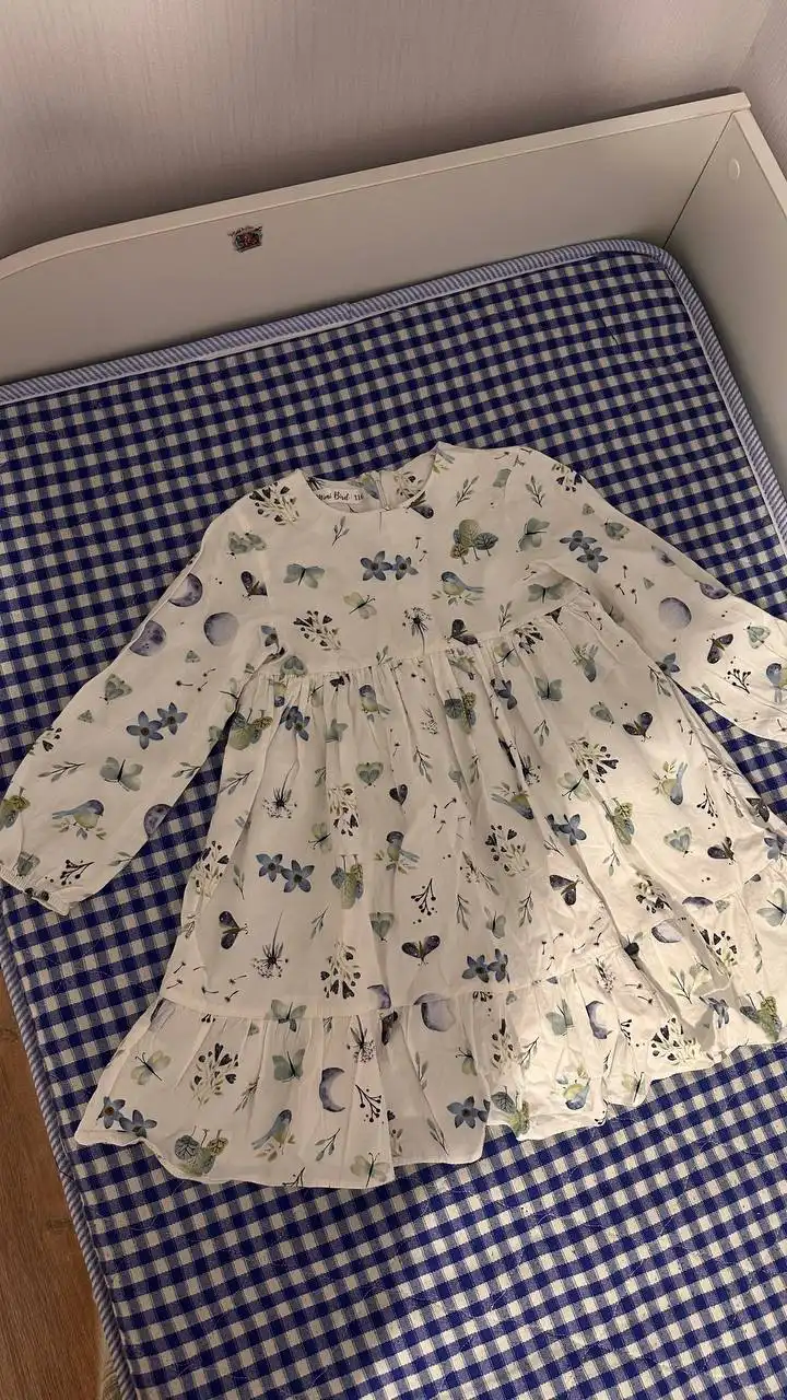 Платье детское, размер 116, хлопок