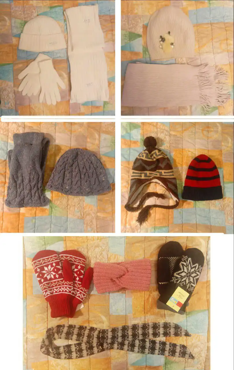Комплекты и аксессуары для девушки: шапки, шарфы, перчатки, варежки, повязки - Головные уборы и аксессуары (Одежда) в Балашиха