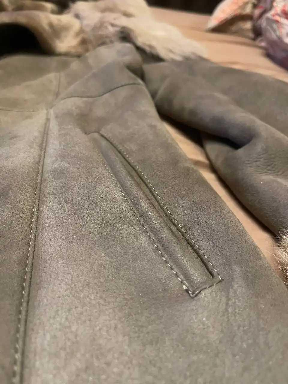 Дублёнка натуральная с капюшоном и полупальто в подарок - Верхняя одежда (Одежда) в Балашиха