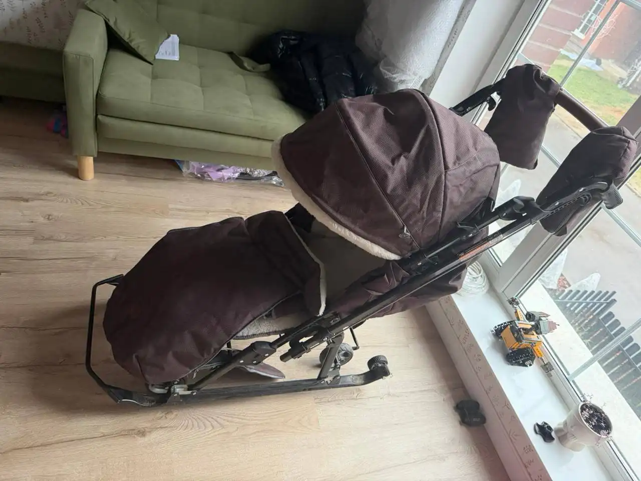 Зимняя коляска-санки в хорошем состоянии - Коляски (Товары для детей) в Щелково