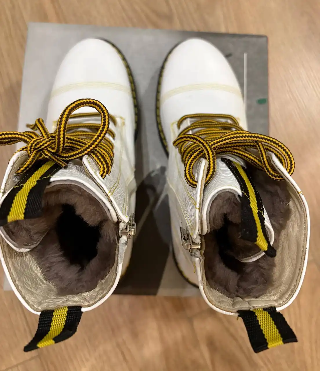 Зимние кожаные ботинки на меху 37 размер - Обувь (Одежда) в Балашиха