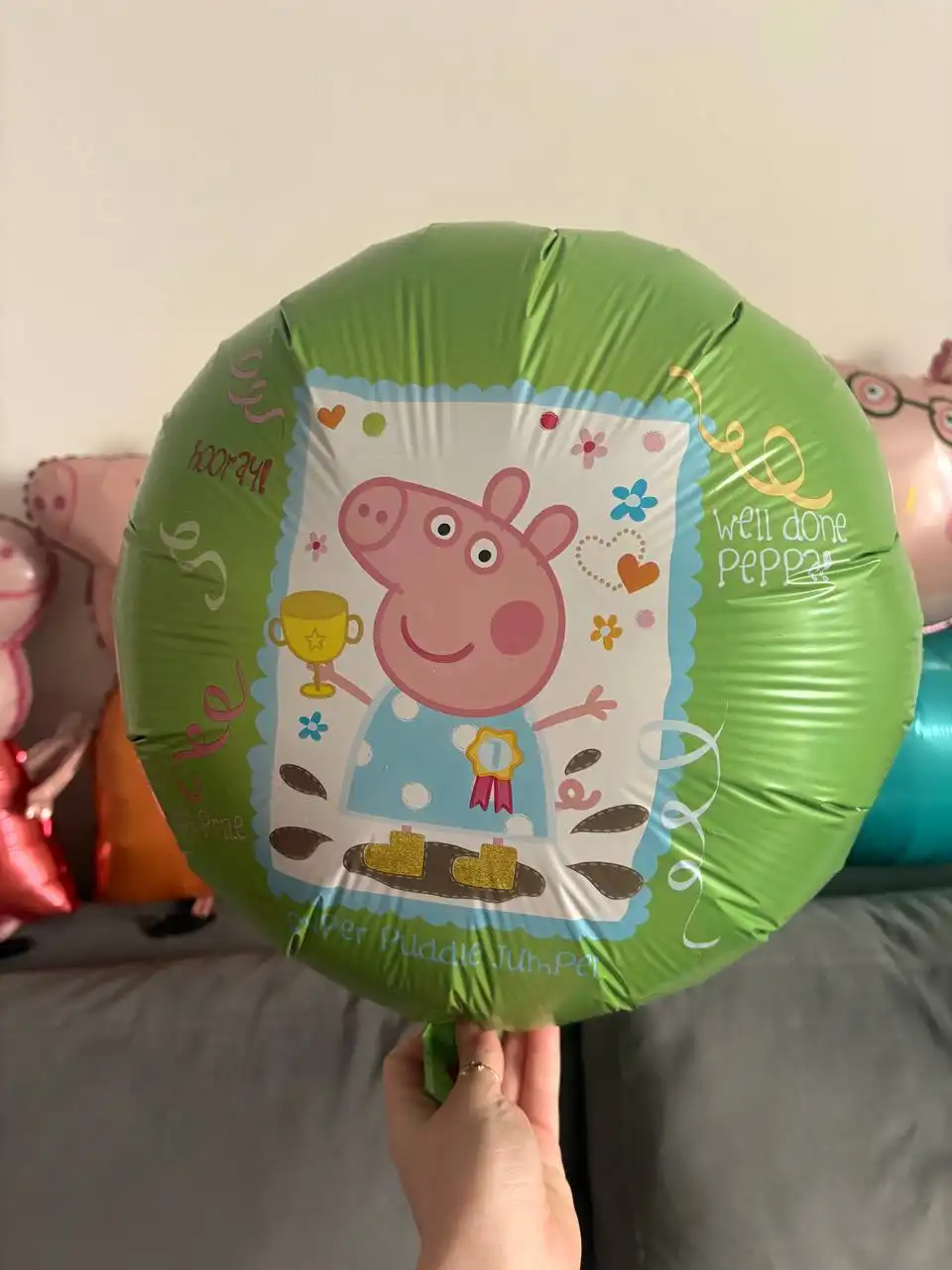 Шарики и гирлянда на день рождения Свинка Пеппа - Праздничная атрибутика (Хобби и отдых) в Балашиха
