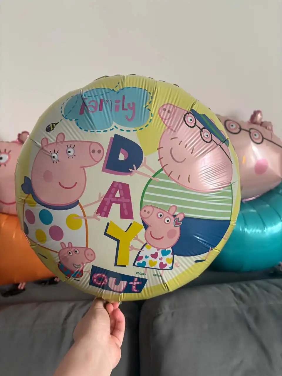Шарики и гирлянда на день рождения Свинка Пеппа - Праздничная атрибутика (Хобби и отдых) в Балашиха