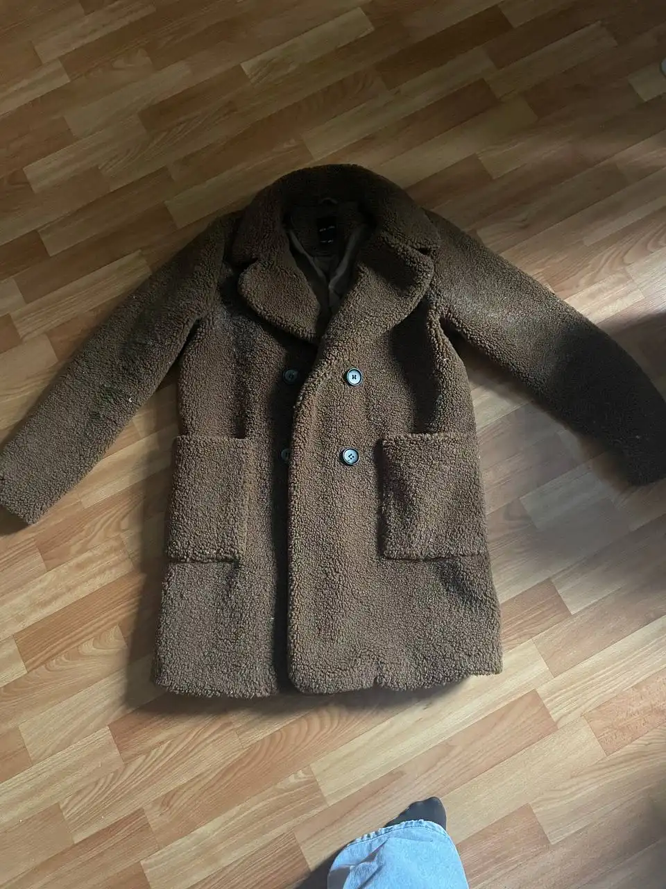 Шуба Тедди и джинсовая куртка - Верхняя одежда (Одежда) в Балашиха