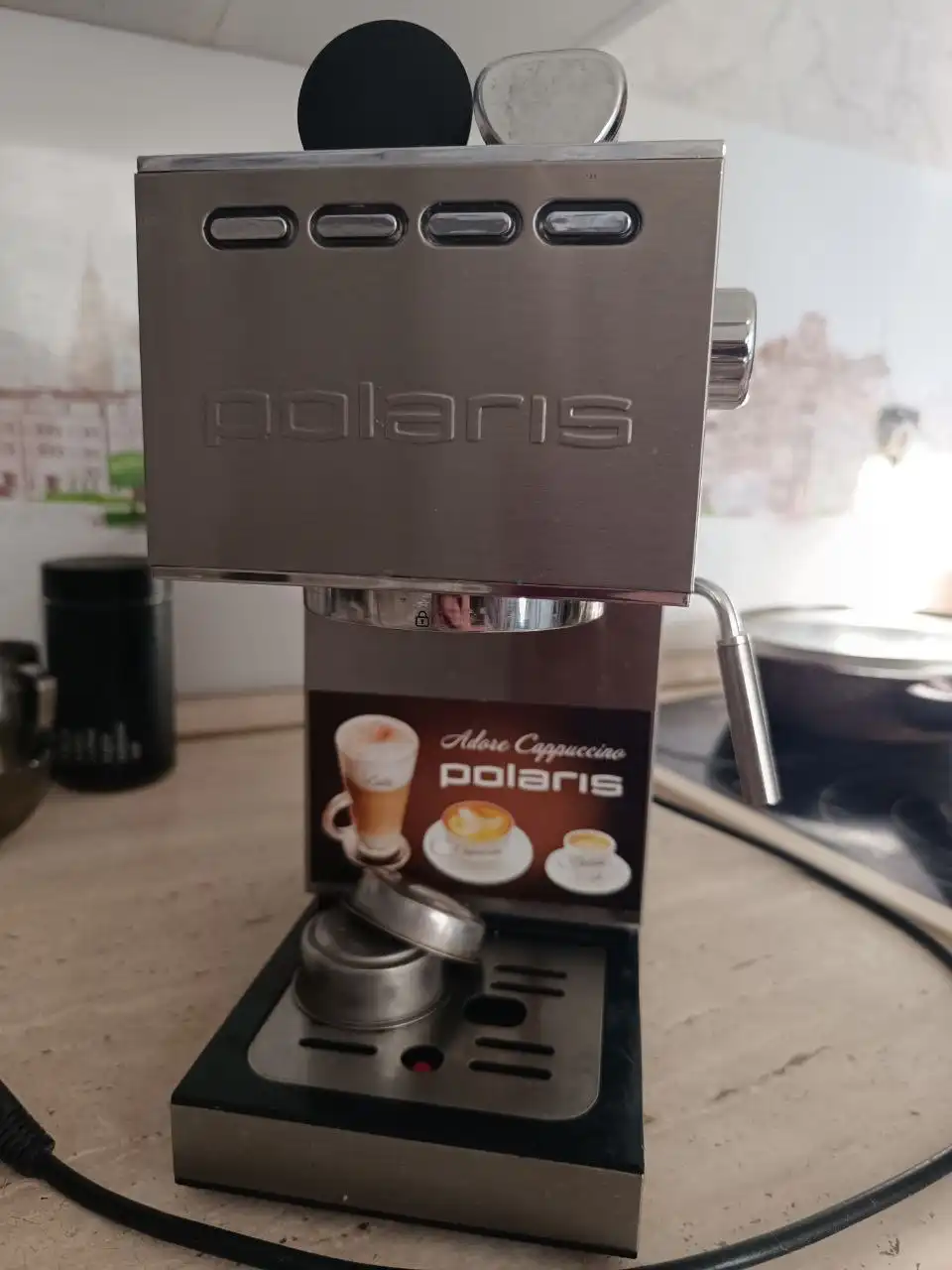 Кофемашина Polaris с капучинатором - Кофемашины (Электроника) в Балашиха