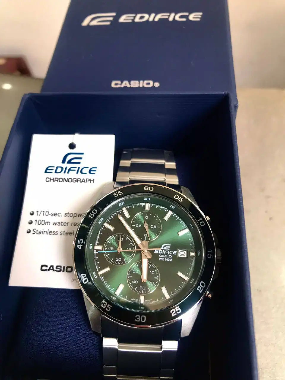 Часы Casio Edifice, нержавеющая сталь, 100м водонепроницаемость - Часы (Барахолка) в Махачкала