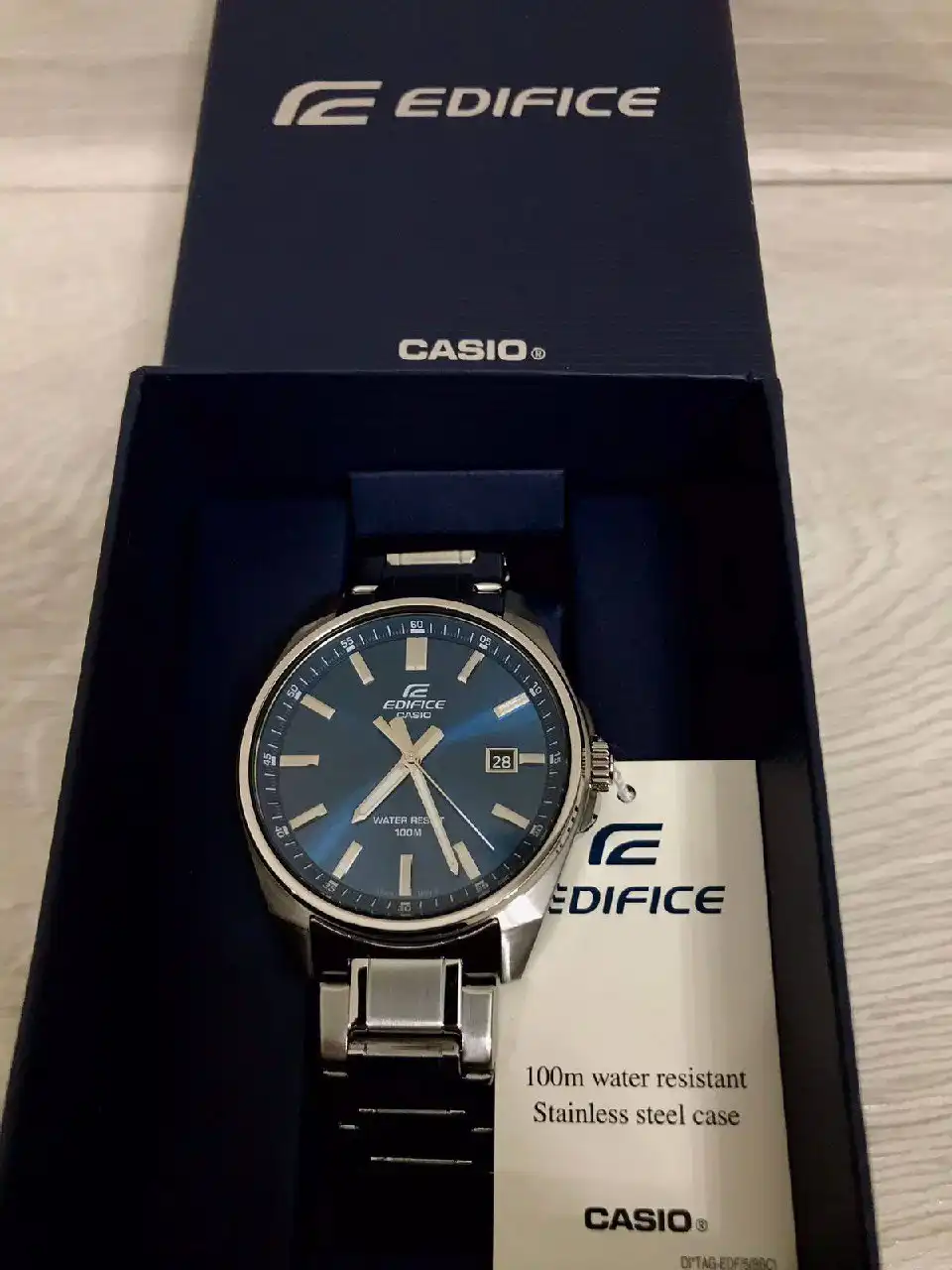 Часы Casio Edifice, нержавеющая сталь, 100м водонепроницаемость - Часы (Барахолка) в Махачкала