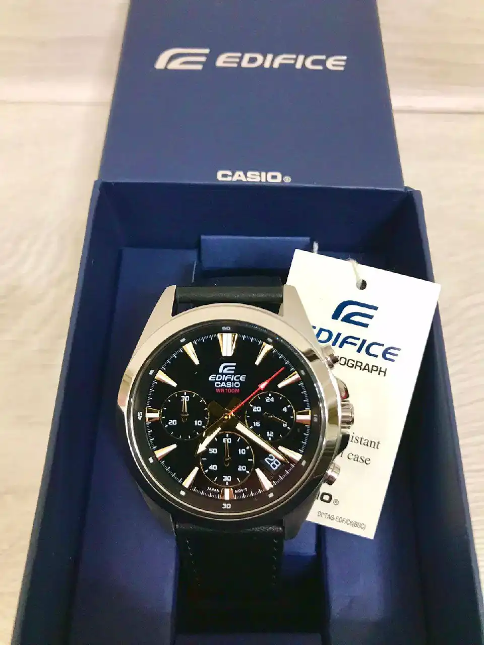 Часы Casio Edifice, нержавеющая сталь, 100м водонепроницаемость - Часы (Барахолка) в Махачкала