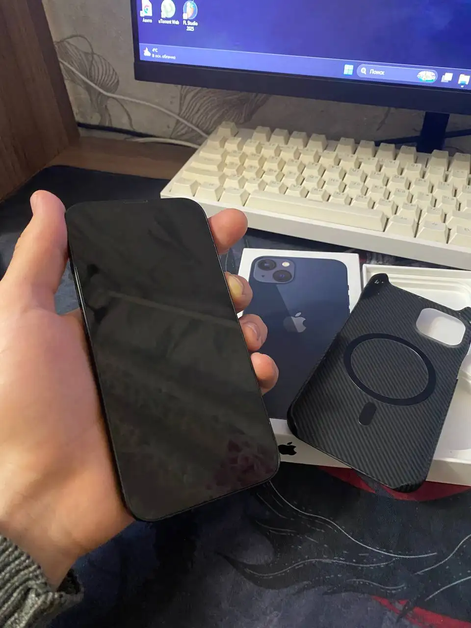 IPhone 13 128gb в идеальном состоянии - Смартфоны (Электроника) в Махачкала