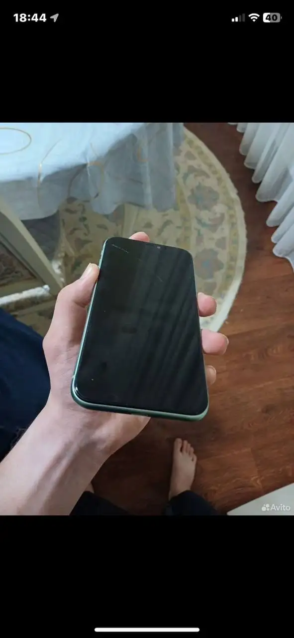 iPhone 11 с трещиной на стекле - Смартфоны (Электроника) в Махачкала