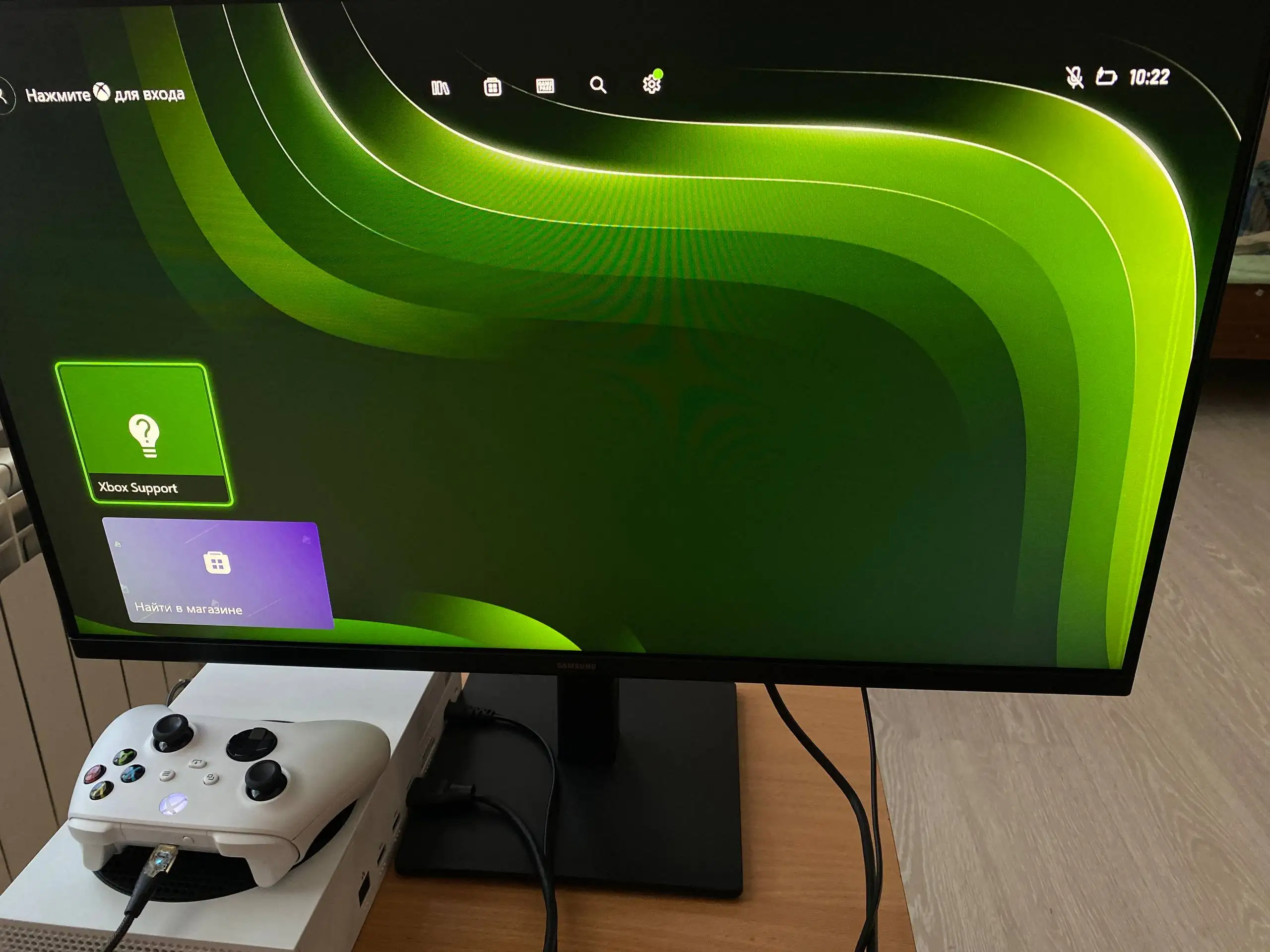 Продажа Xbox Series S 512ГБ и монитор Samsung 27" 100Гц - Игровые консоли (Электроника) в Махачкала