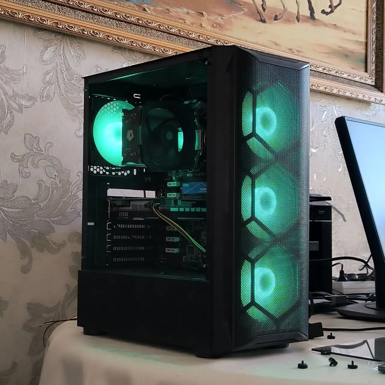 Игровой ПК Xeon e3 1270 v5 + GTX 1650 - Компьютеры и комплектующие (Электроника) в Махачкала