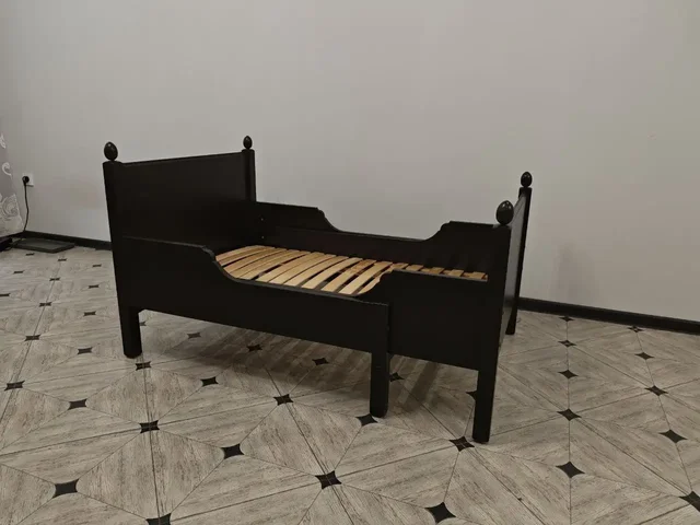 Детская растущая кровать ИКЕА ЛЕКСВИК после полной реставрации - Системы хранения в Краснодар