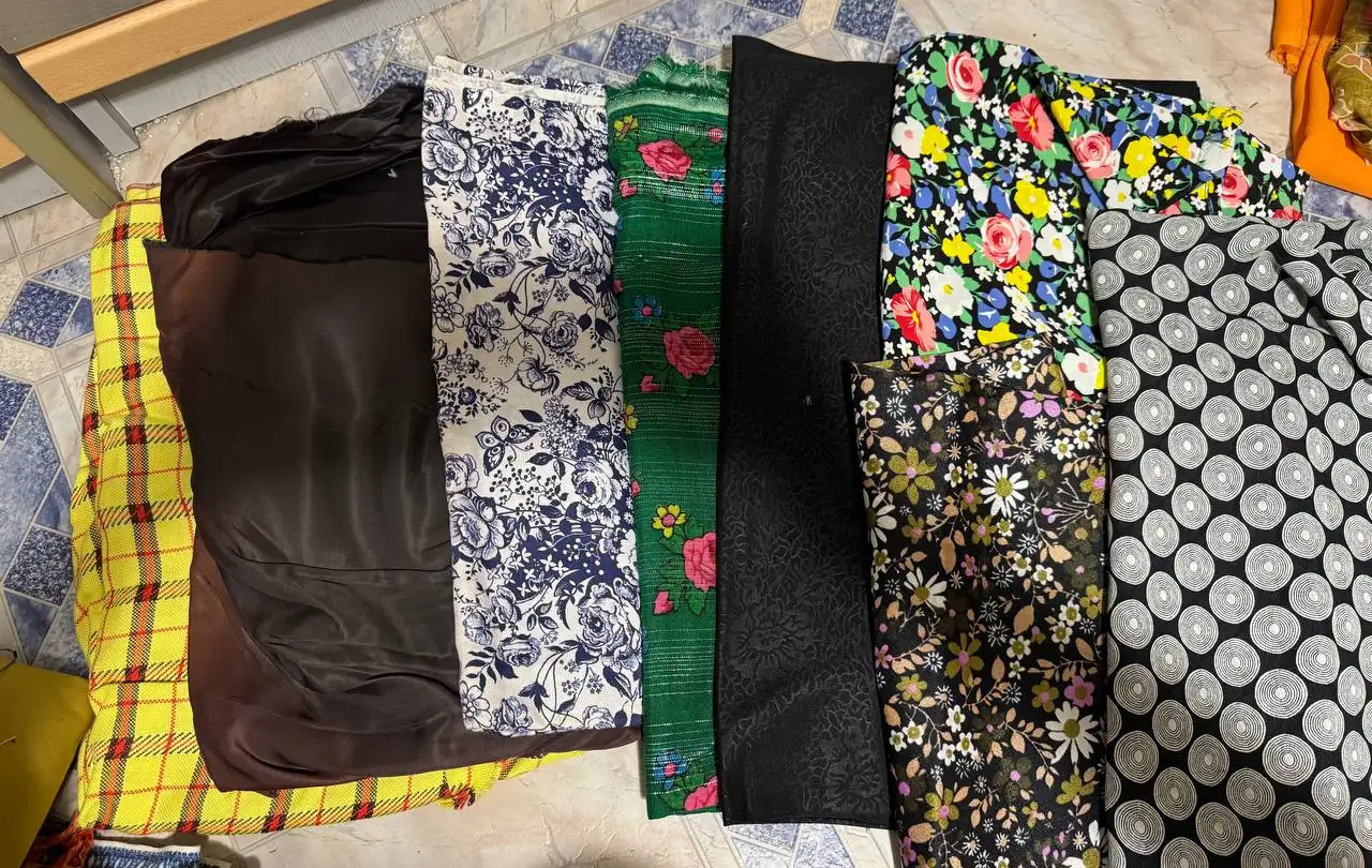 Ткани СССР разных размеров и составов - Ткани (Барахолка) в Краснодар