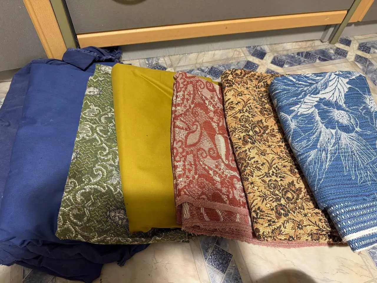 Ткани СССР разных размеров и составов - Ткани (Барахолка) в Краснодар