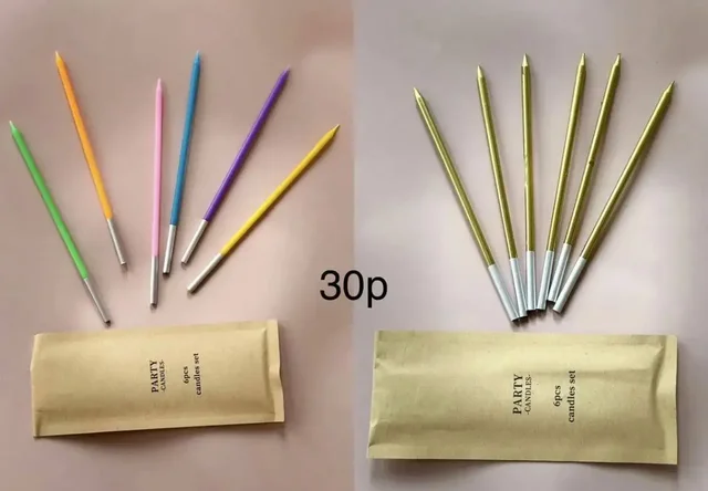 Декоративные свечи для тортов и ложки для бенто оптом - Освещение в Краснодар