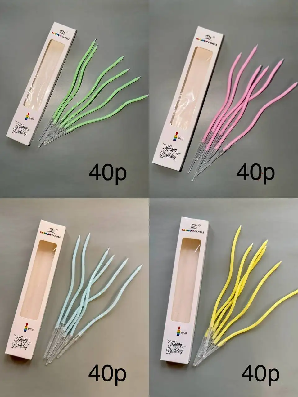 Декоративные свечи для тортов и ложки для бенто оптом - Барахолка в Краснодар