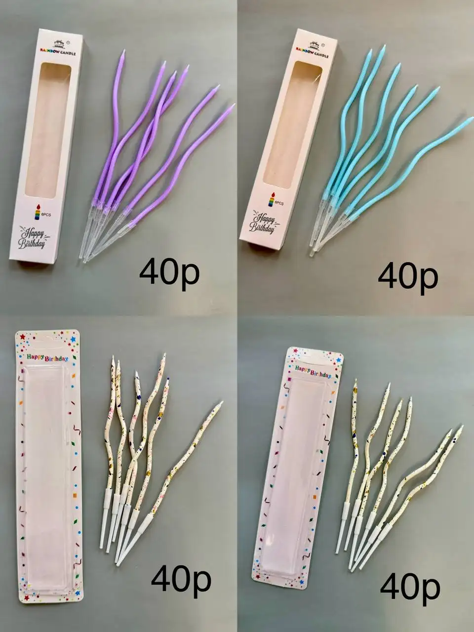 Декоративные свечи для тортов и ложки для бенто оптом - Барахолка в Краснодар