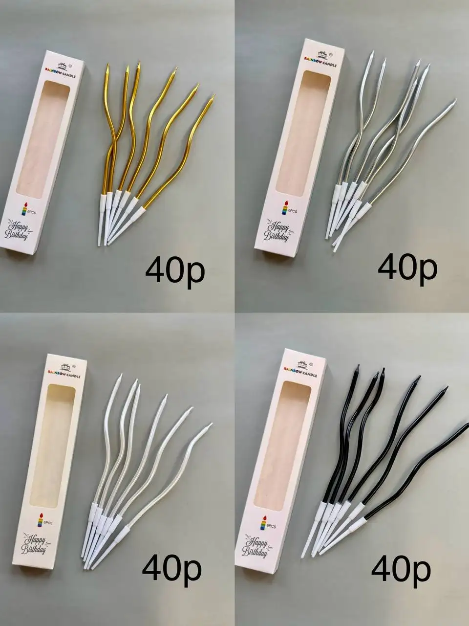 Декоративные свечи для тортов и ложки для бенто оптом - Барахолка в Краснодар