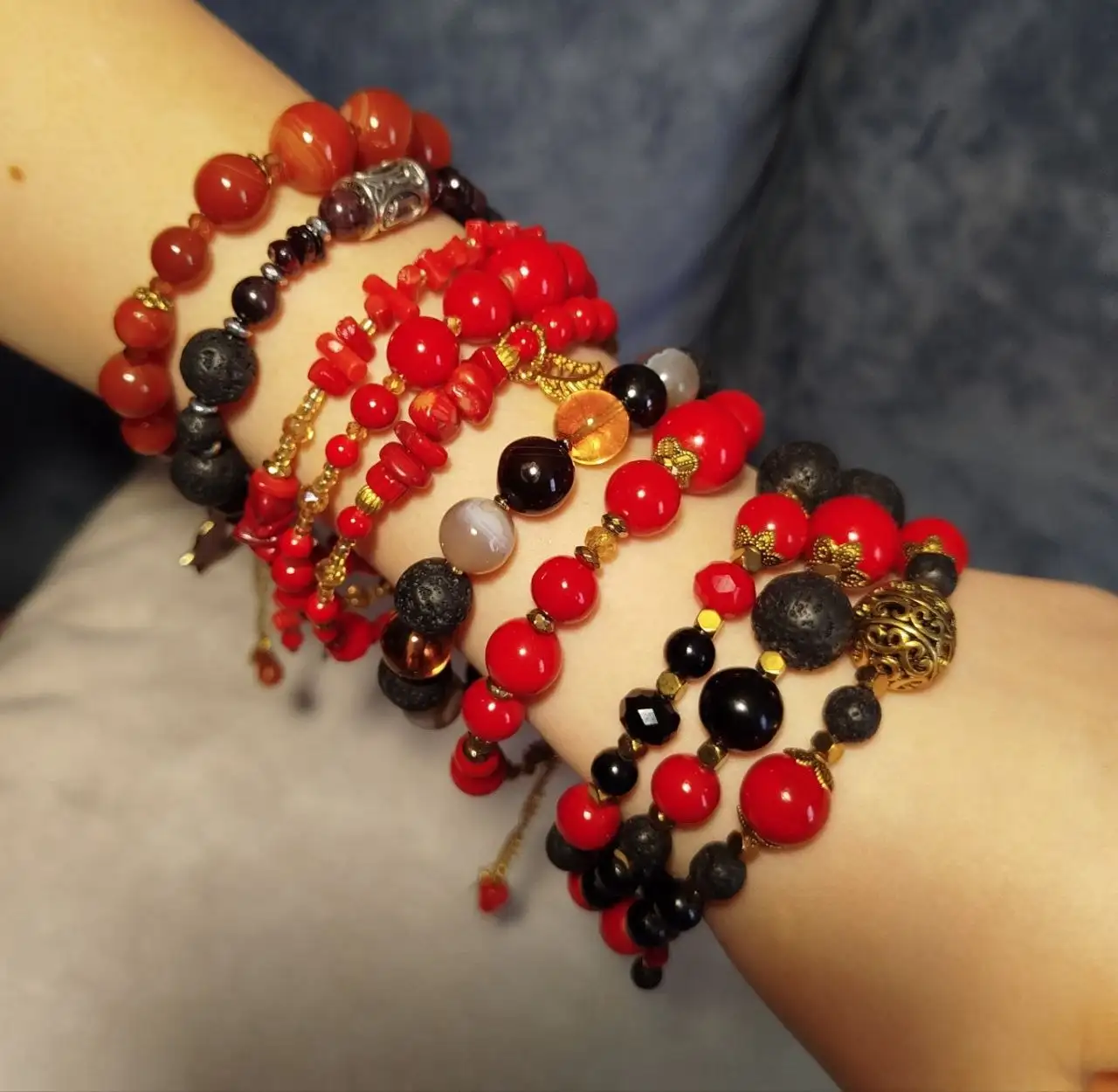 Браслеты из натуральных камней ручной работы - Бижутерия ручной работы (Хобби и отдых) в Краснодар