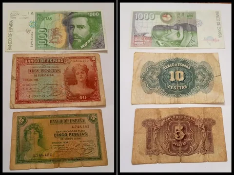 Старые банкноты Испании - Нумизматика/Коллекционирование в Ростов-на-Дону