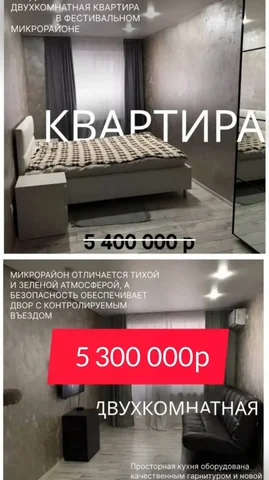 Двухкомнатная квартира на фестивальном - Продажа в Краснодар
