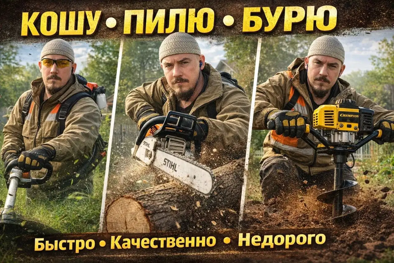 Покос травы и спил деревьев - Садовые и уборочные работы (Услуги) в Краснодар