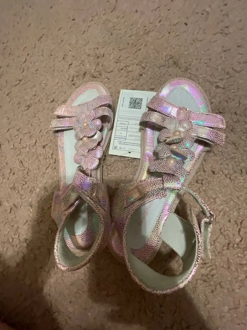 Продам летние туфли для девочки размер 37 - Обувь (Барахолка) в Самара