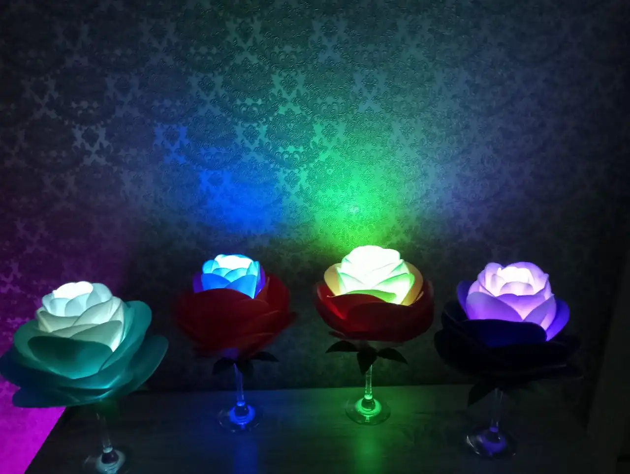 Минирозочка сувенир с подсветкой - Барахолка в Самара